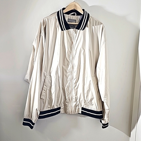 Jack Nicklaus Other - Nicklaus, mens 2000 Y2K vintage rough weather systems silky zip up jacket. XXL/T